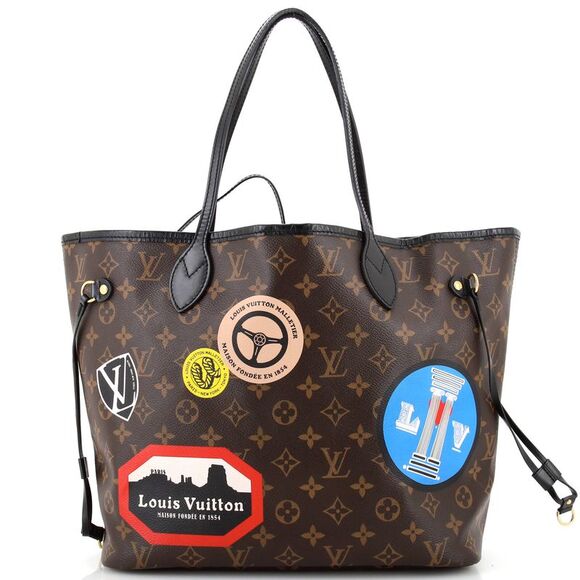 Louis Vuitton Handbags - Louis Vuitton Neverfull NM Tote Limited Edition World Tour Monogram Canvas MM
